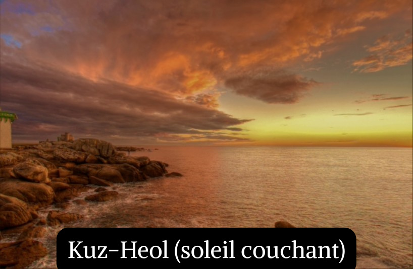 Kuz-Heol (soleil couchant)